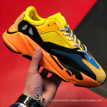 Hot Sell Inertia Giay Original Stock X 700 V2 Sun Yellow Orange Boots Mnvn 3m Reflective Runner Sneakers Sport Shoes